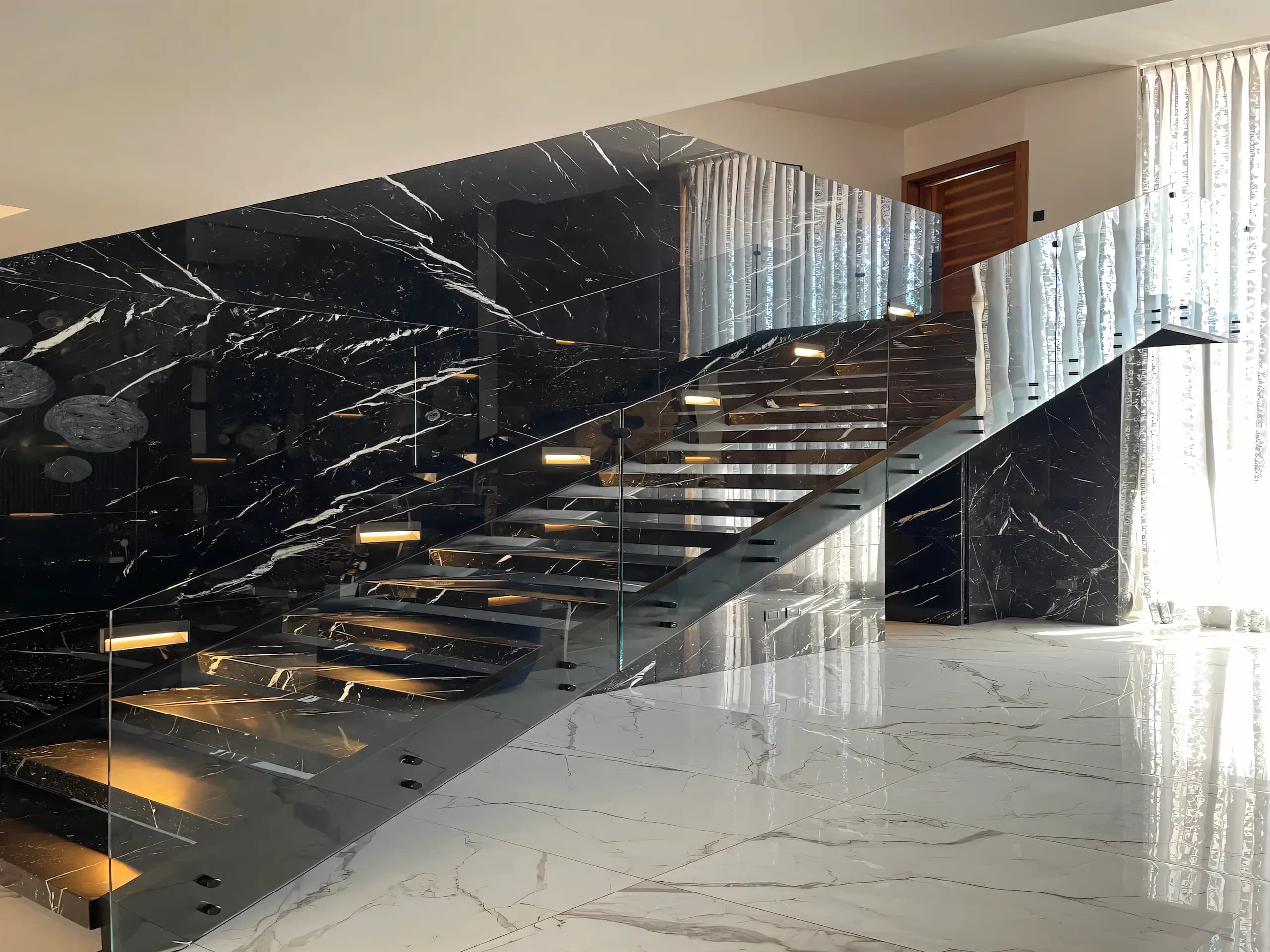 Escalera de piedra