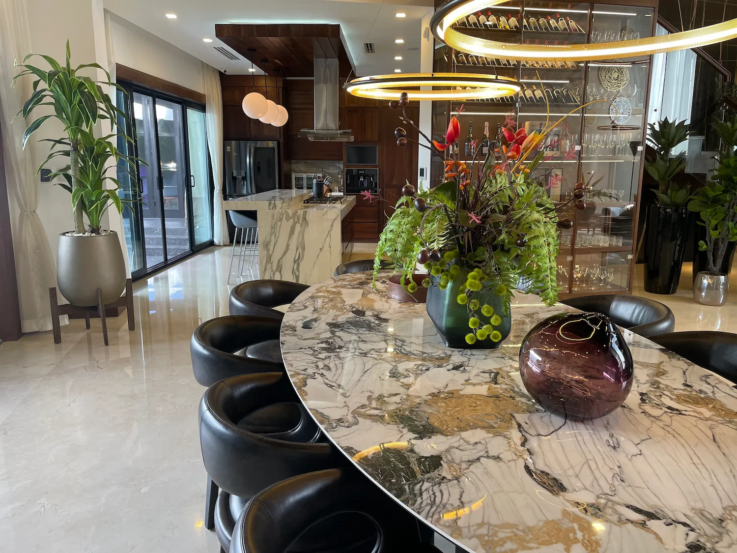 Comedor-cocina decorado